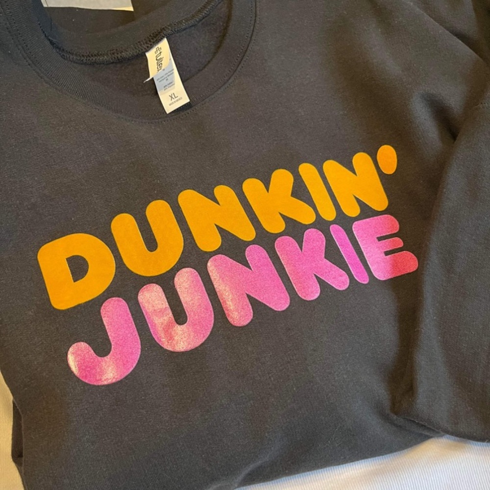 Dunkie junkie graphic sweatshirt